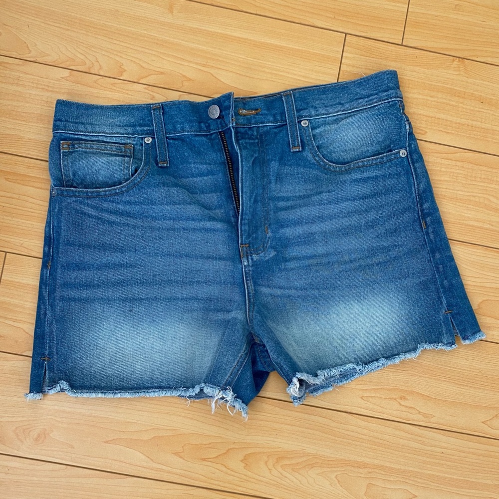 Madewell high waisted denim jean shorts 30